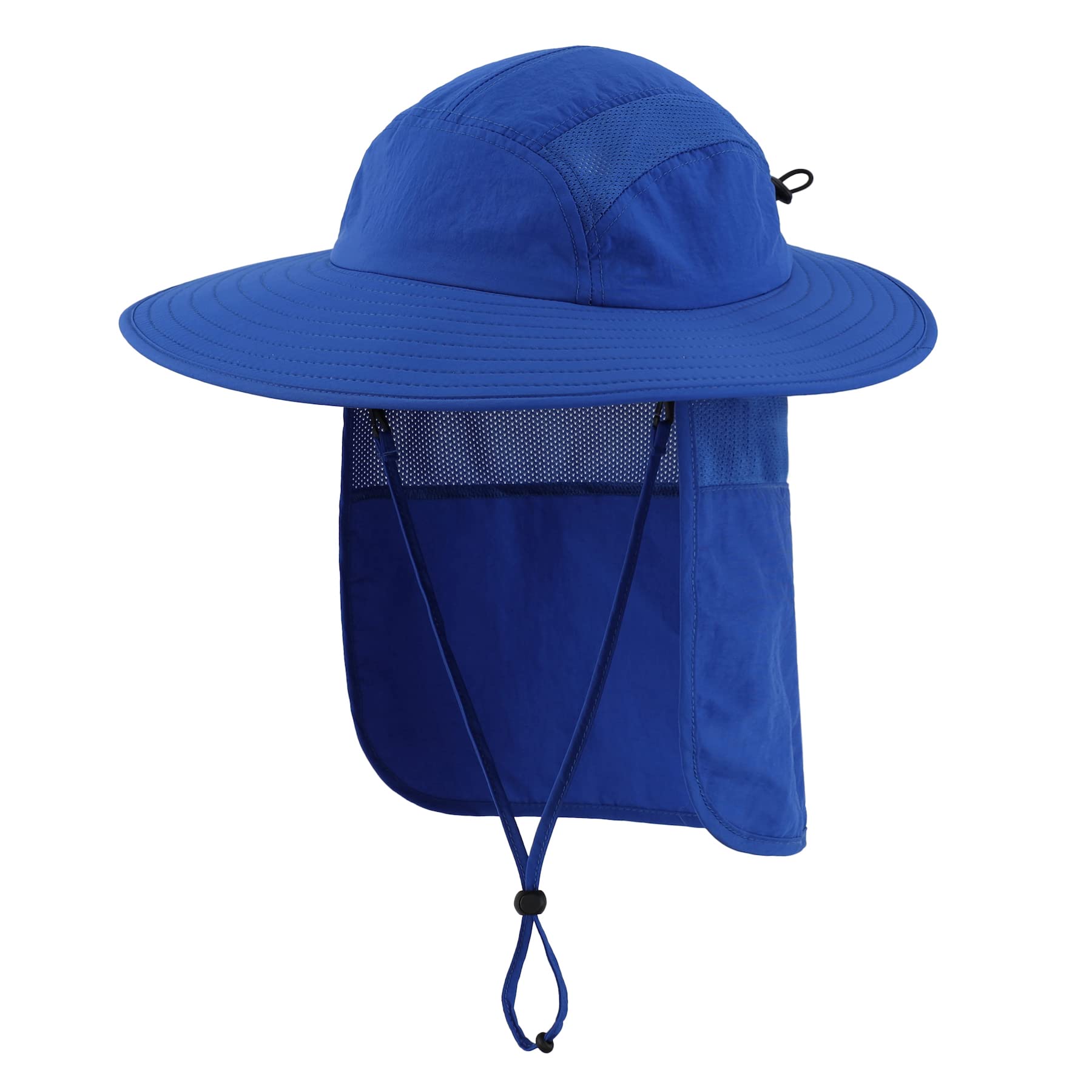 Home Prefer UPF 50+ Mens Wide Brim Fishing Hat with Neck Flap Sun Hat for Men Women Sun Protection Cap