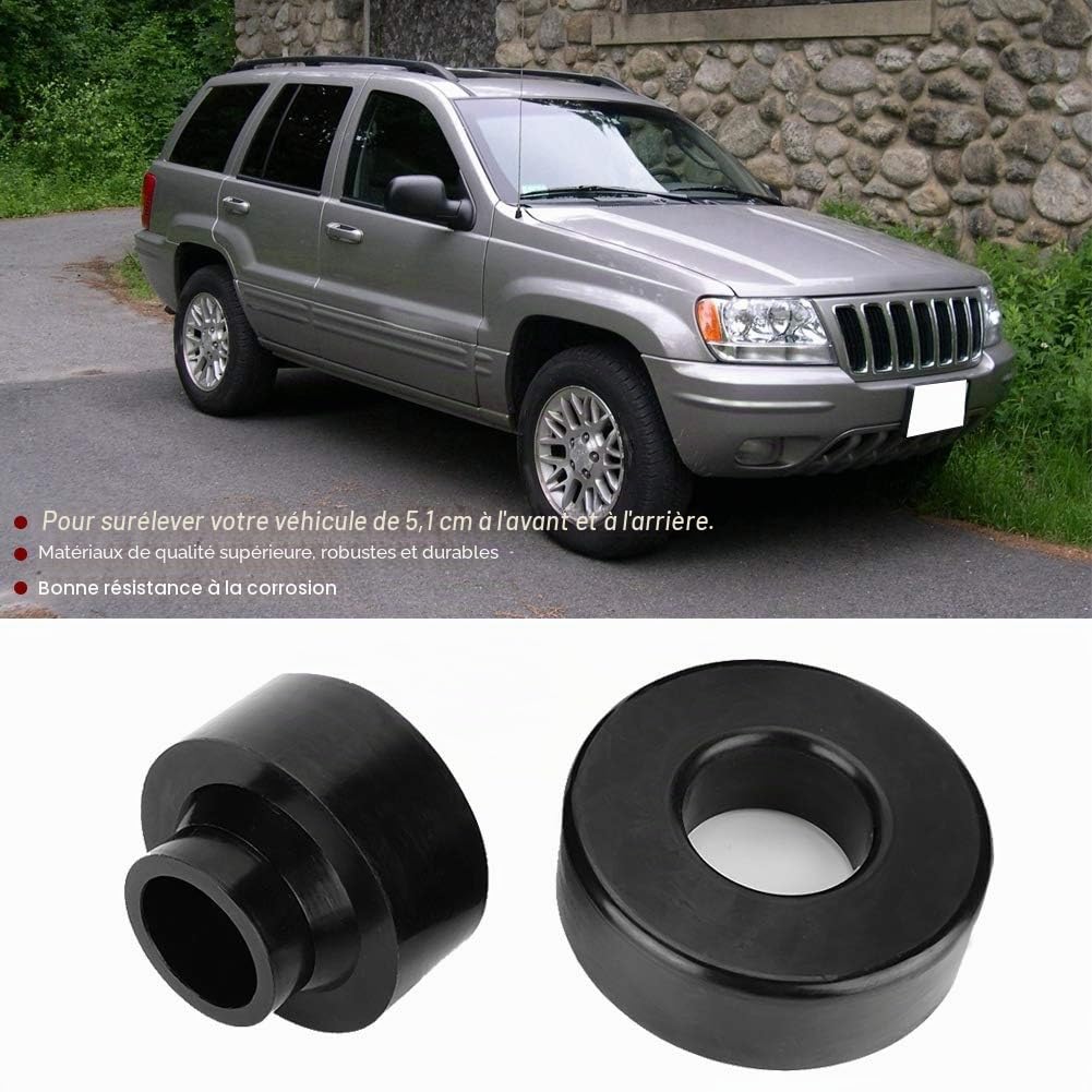 Levage de nivellement avant et arrière de 5,1 cm pour voiture WJ 1999-2004