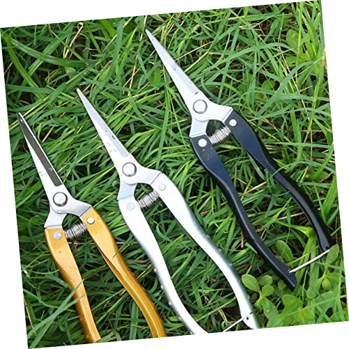 GANAZONO Tesoura De Poda De Jardim 10 Pcs Ramo De Aço Inoxidável Preto