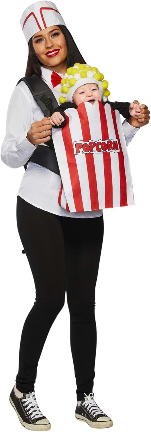 Seeing Red Popcorn & Movie Usher Size O/S Includes Hat, Bow Tie, Headpiece, Carrier Cover
