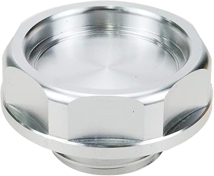 Modengzhe Oil Filler Cap for Honda FIT EK Civic EG Silver Tone Aluminum Alloy Gas Engine Fuel Tank Cover for Car Modification