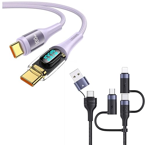 Miniatura 1 de YOUSAMS PD - Cable de carga rápida USB C de 60 W  cable USB C a USB C de 100 W