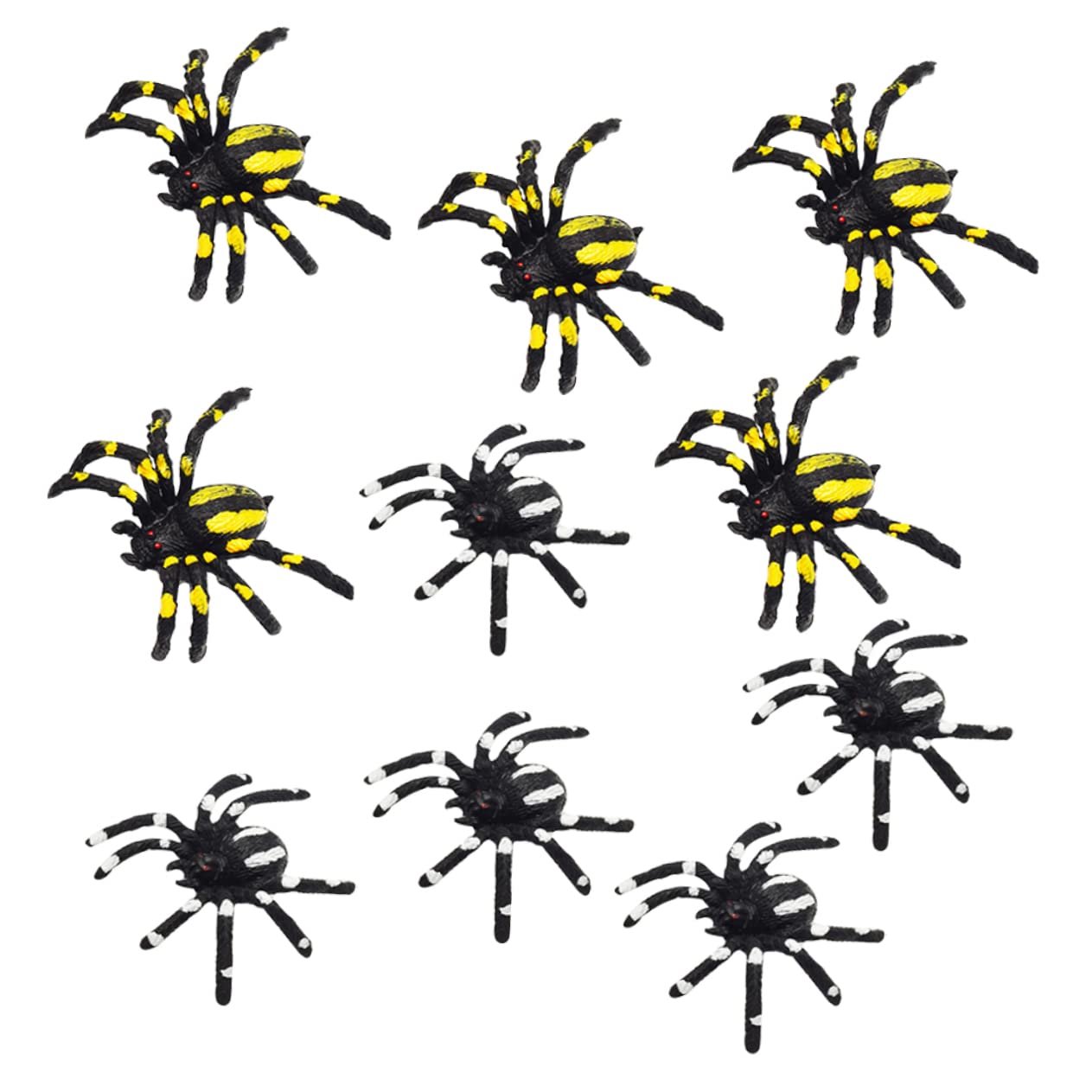 ibasenice 90pezzi Spiders Artificiali Per Halloween Giocattoli Spaventosi Realistici Per Feste e Scherzi Decorazioni Per Party e Eventi Di Paura