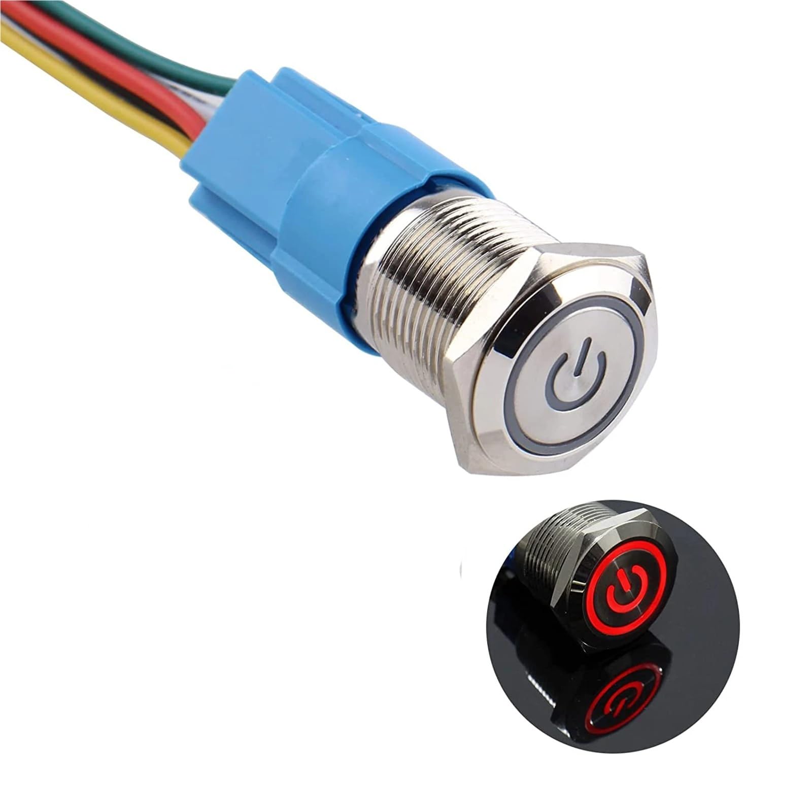 Interruptor de botón para sustitución de mandos desgastados a 220V 4