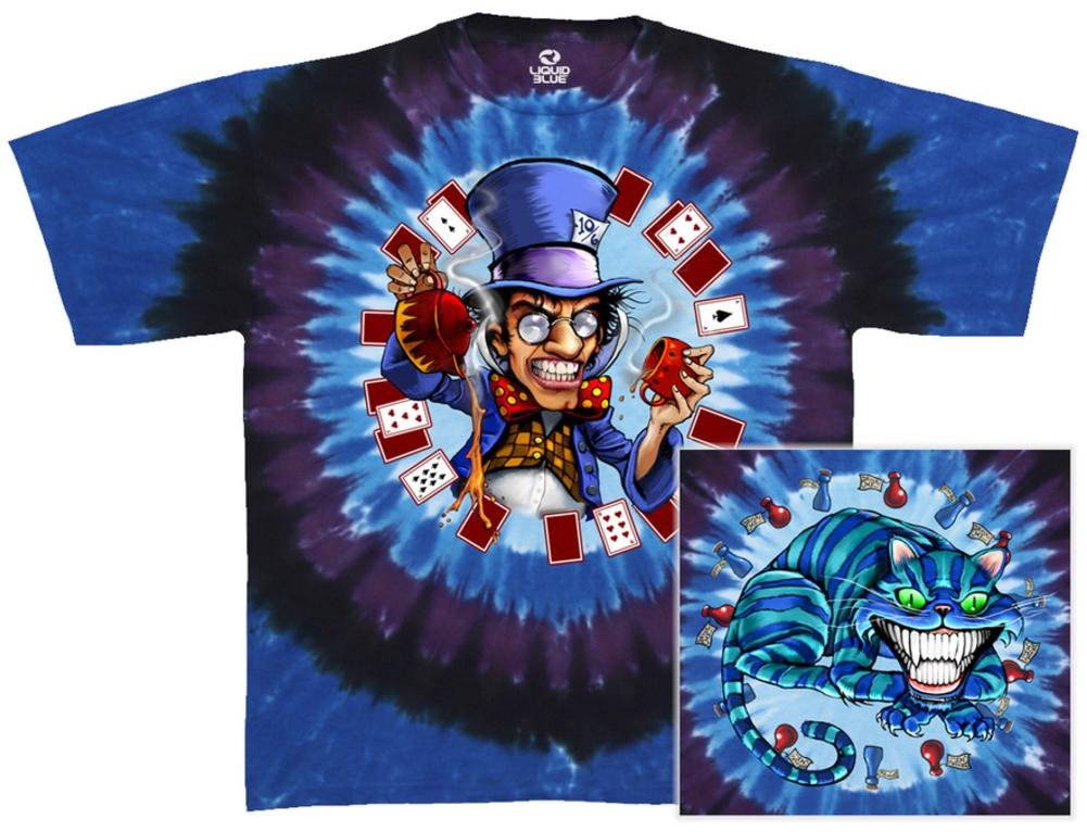Liquid Blue Maglietta da Uomo Cappellaio Matto