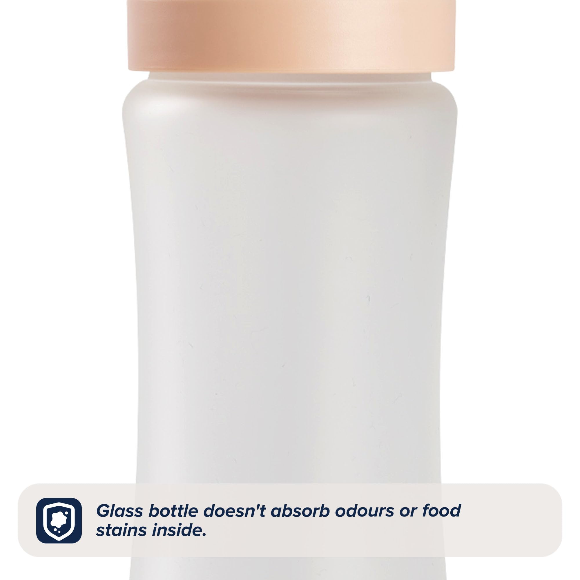 Nuby RapidBottle - Confezione da 2 biberon in vetro anti-coliche, con tettarella in silicone rivestito in silicone, alimentazione rapida, senza microplastiche, sterilizzazione rapida, 255 ml, colore