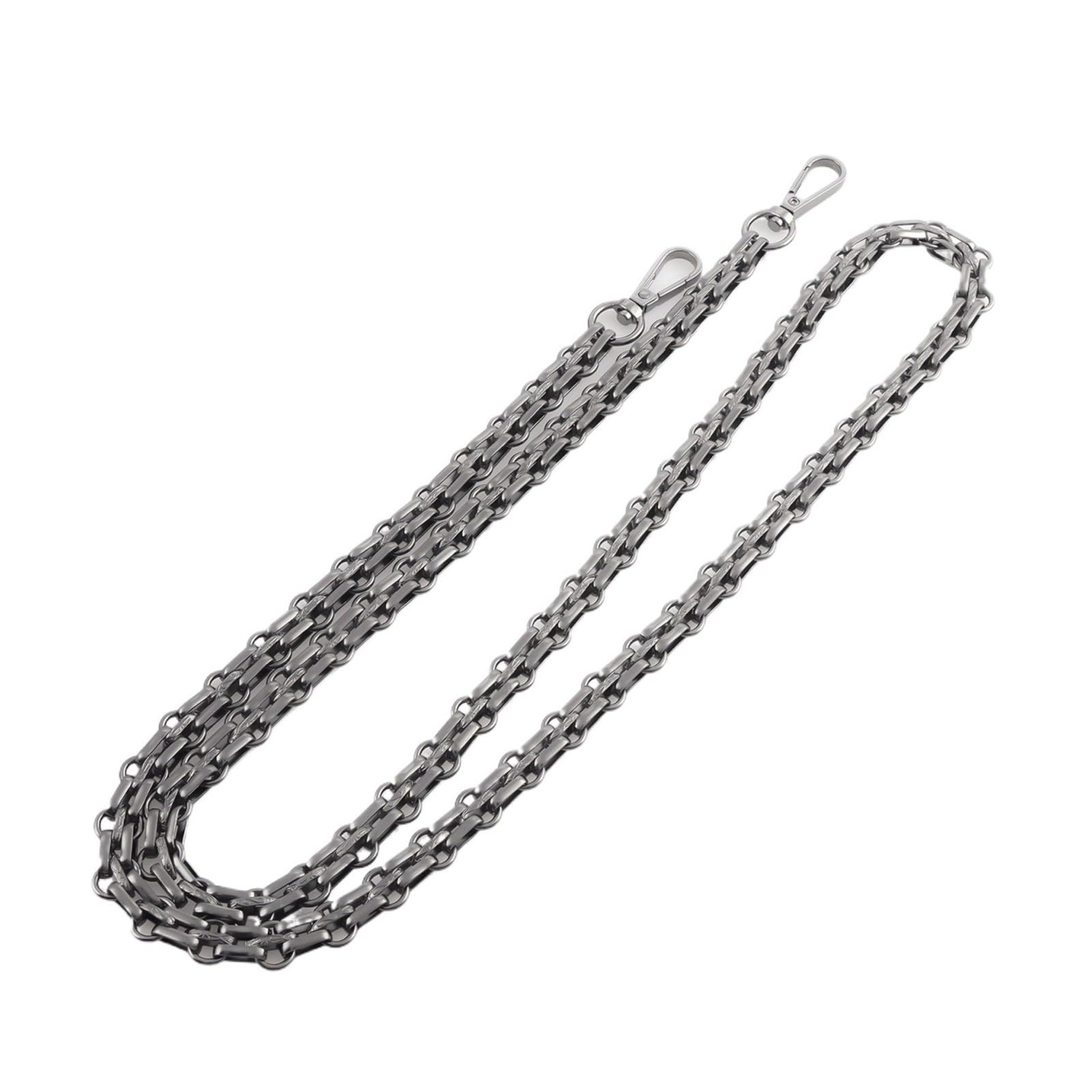Części zamienne do łańcuszków metalowych Akcesoria do tkanych ręcznie torebek na ramię Narzędzia do majsterkowania Odpinane paski Tworzenie torebek(Gunmetal,40cm)