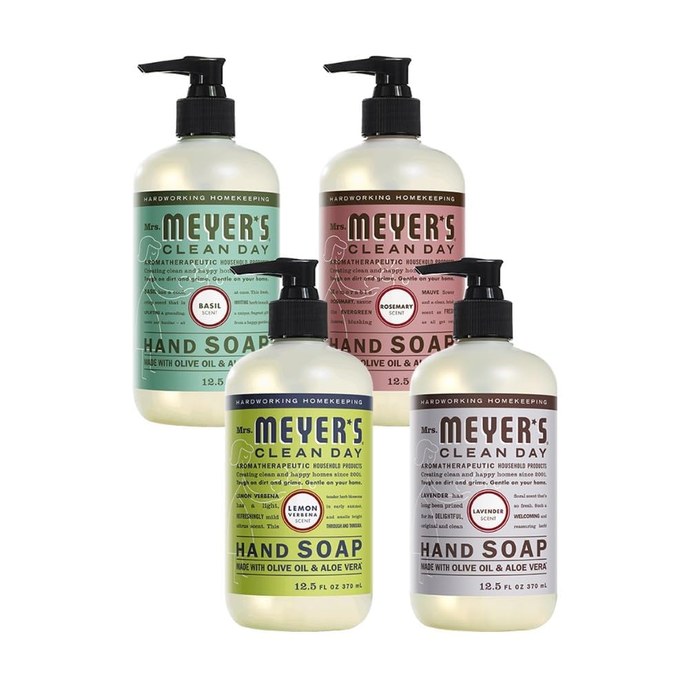 MRS. MEYER'S CLEAN DAY Variety Pack Hand Soap Bundle