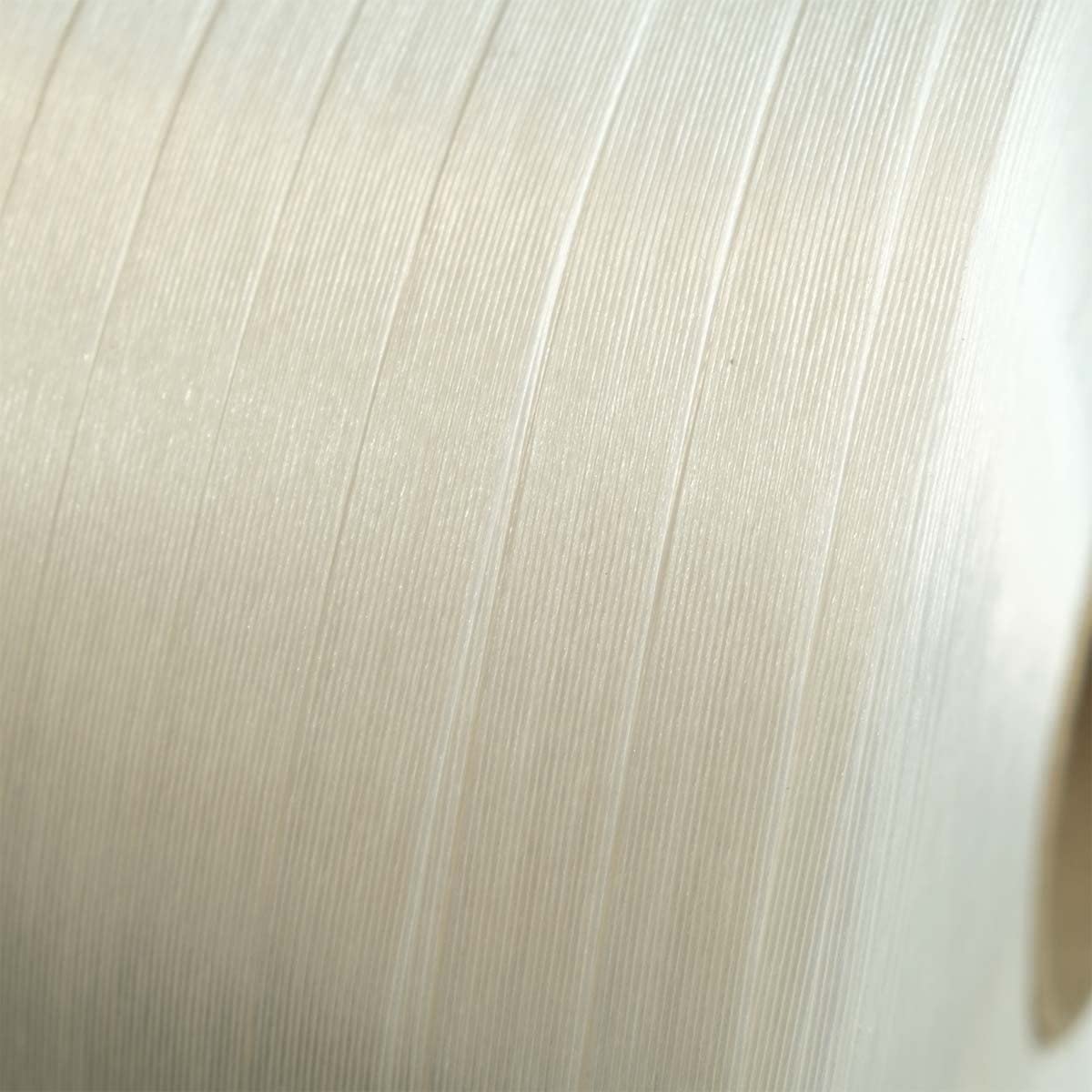 Pack 1 Fleje hilo a hilo 19 mm x 600 m + 250 hebillas - Fleje textil de alta resistencia 550kg - TECPLAST PFF1