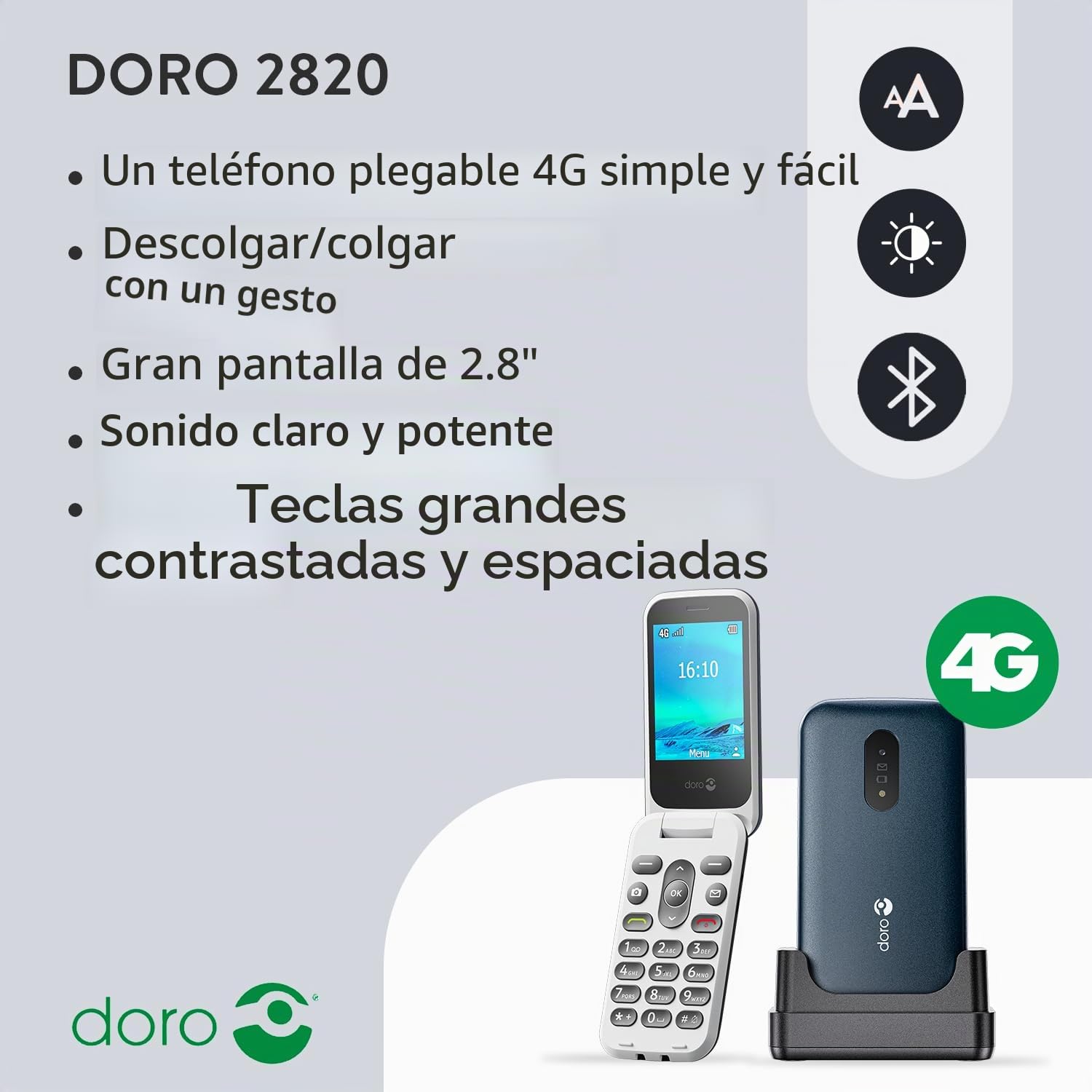 Doro 2820 SC BLUE/WHITE
