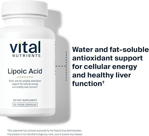Miniatura 6 de Vital Nutrients - Ácido lipoico - Nutrientes multiusos y potente antioxidante - 60 cápsulas vegetarianas por botella - 300 mg
