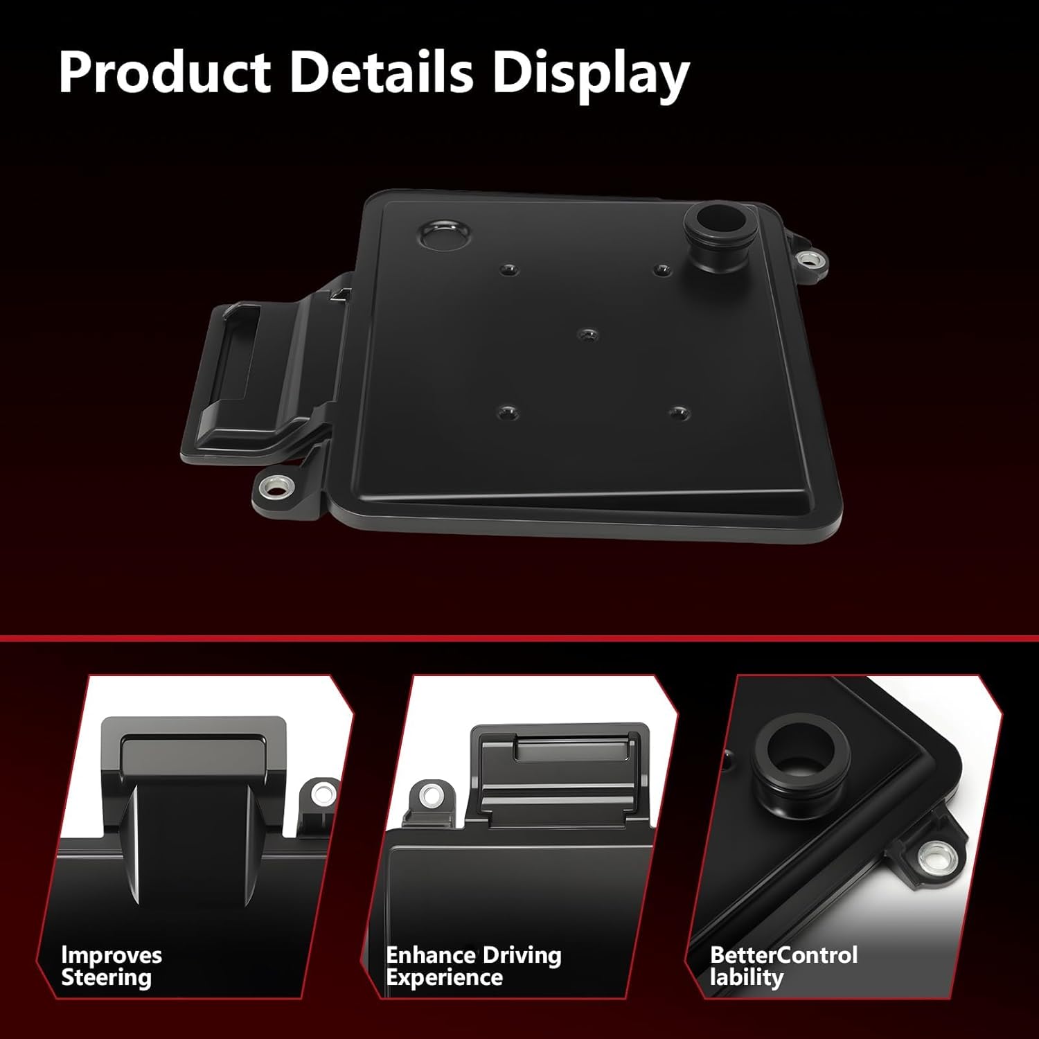 850RE Transmission Filter with Gasket for Wrangler 2018-2024, Gladiator 2020-2023, Replaces 68417054AB