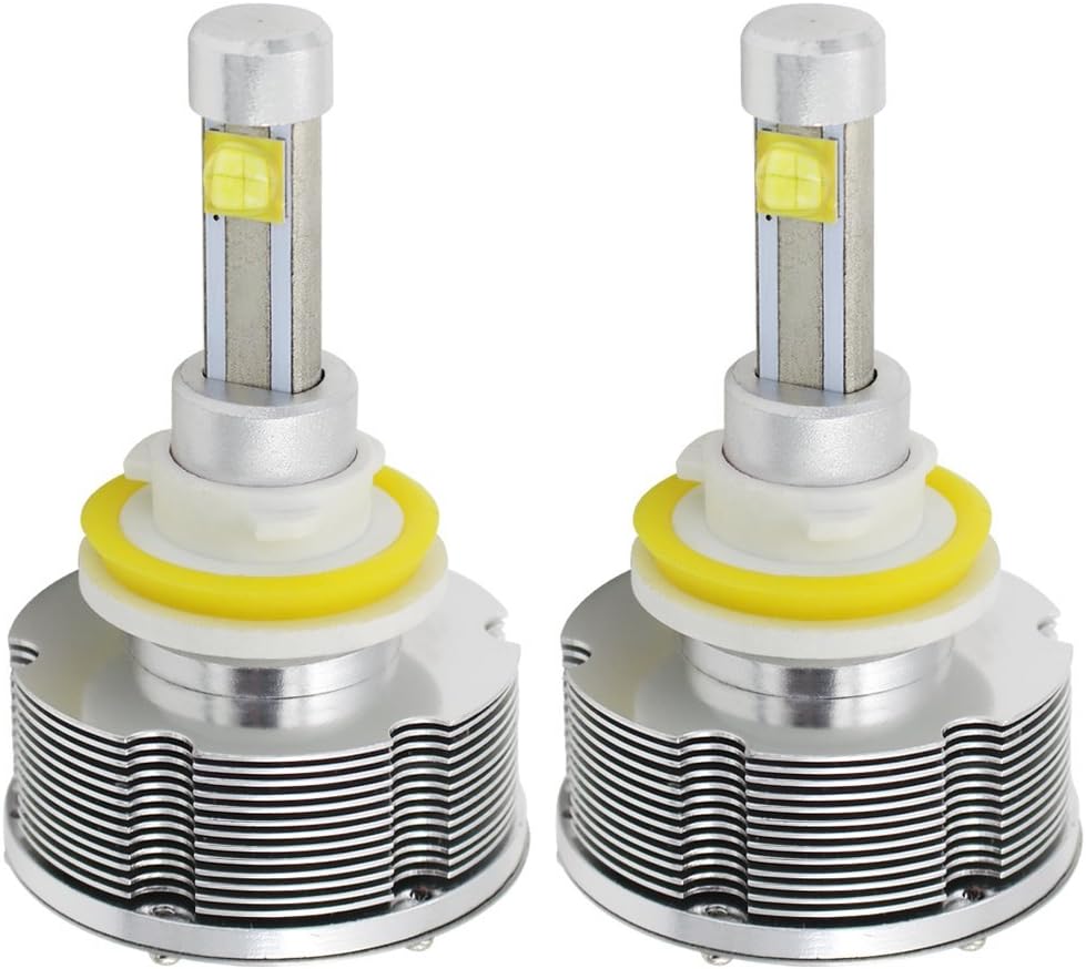 TORCHSTAR H11 LED Headlight Conversion Kit - 2 pcs H11 LED Headlight Bulbs w/ 2 Installation Cables - 30W 3000LM Each - Daylight 6000K Waterproof IP-68 for Replacing Halogen & HID Bulbs