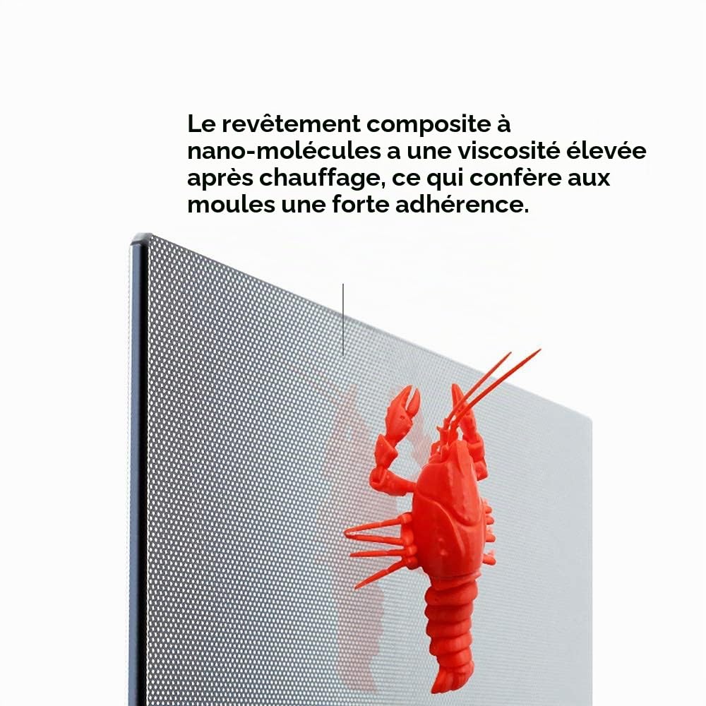 Creality Plateau Ender 3 Plateforme d'imprimante 3D Améliorée Trempé Plaque de Verre Lit Chauffant Surface pour Ender 3/Ender 3 Pro/Ender 3 V2/Ender 5, 235x235x4mm