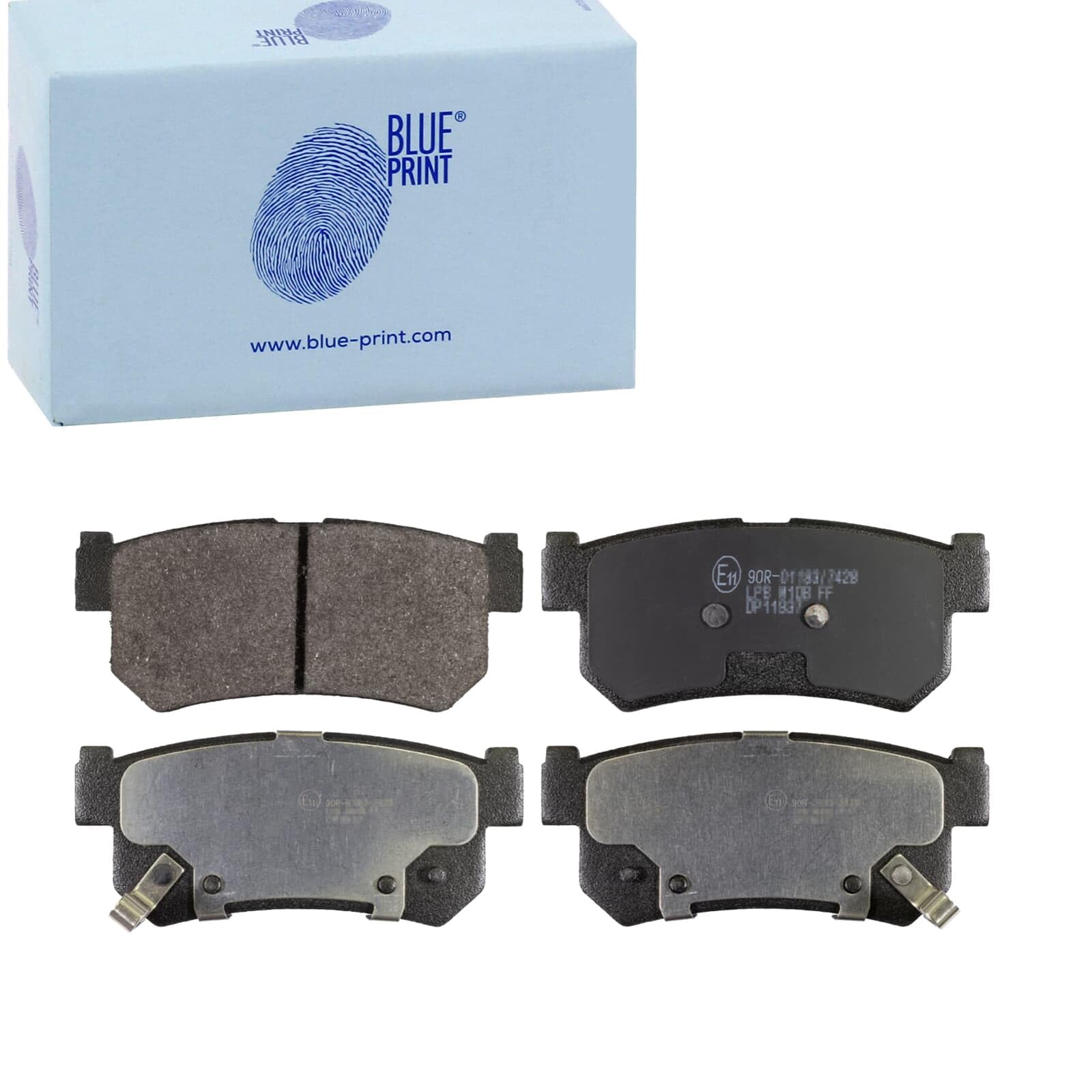 Brake Pads Set fits DAEWOO MUSSO FJ 2.9D Rear 1999 on Blue Print 4841305100 New