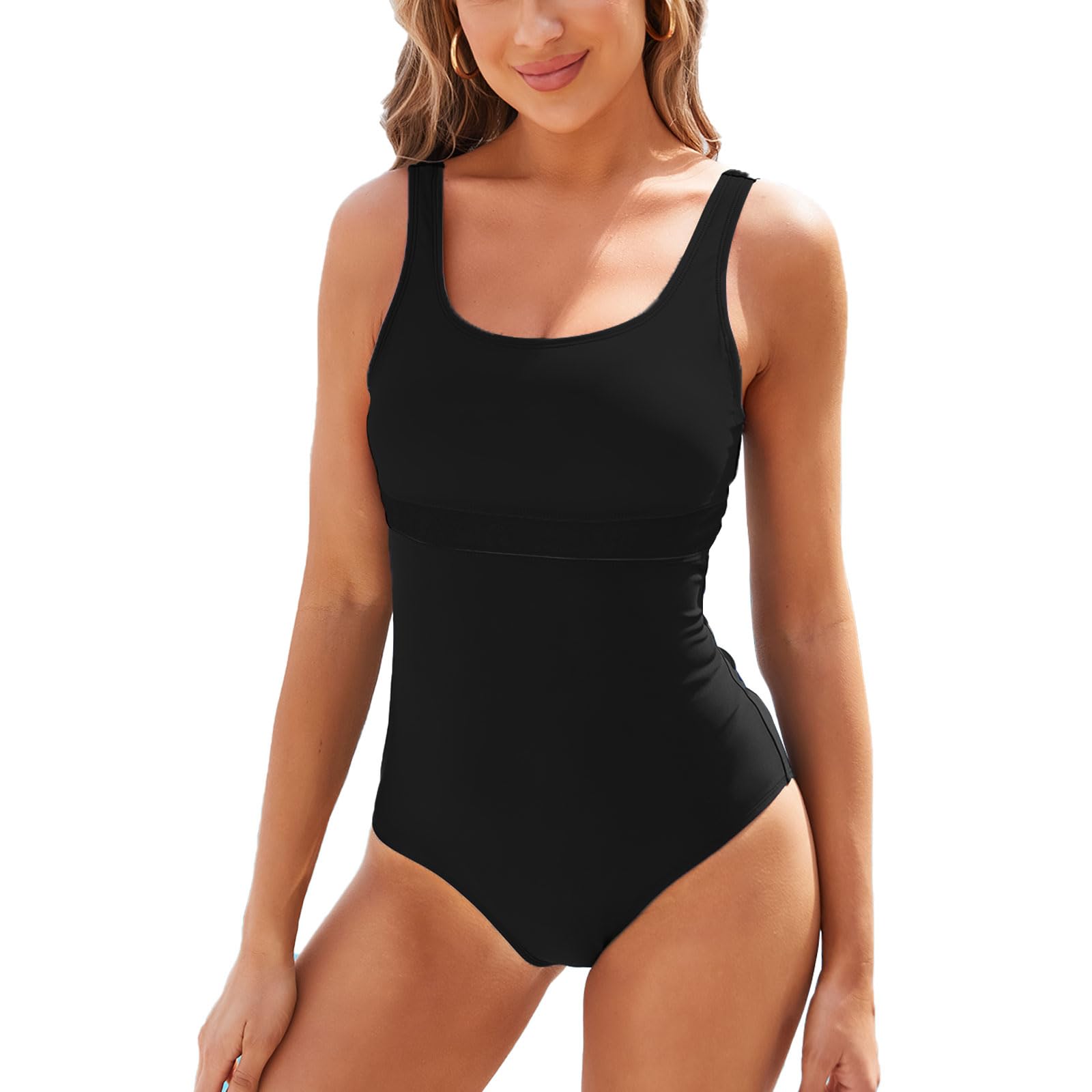 TcIFE Traje de Baño una Pieza para Mujer U Push-up Bañadores Mujer Control de Barriga Monokini