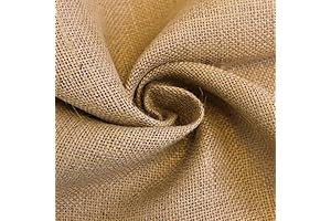 Stylish 60" x 5 Yard Brown Burlap Fabric Roll