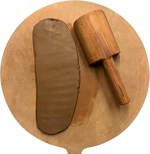 Miniatura 8 de MakeMake Herramientas  Mazo de arcilla de madera hecho a mano 20oz  Mazo de cerámica  Mazo de cerámica
