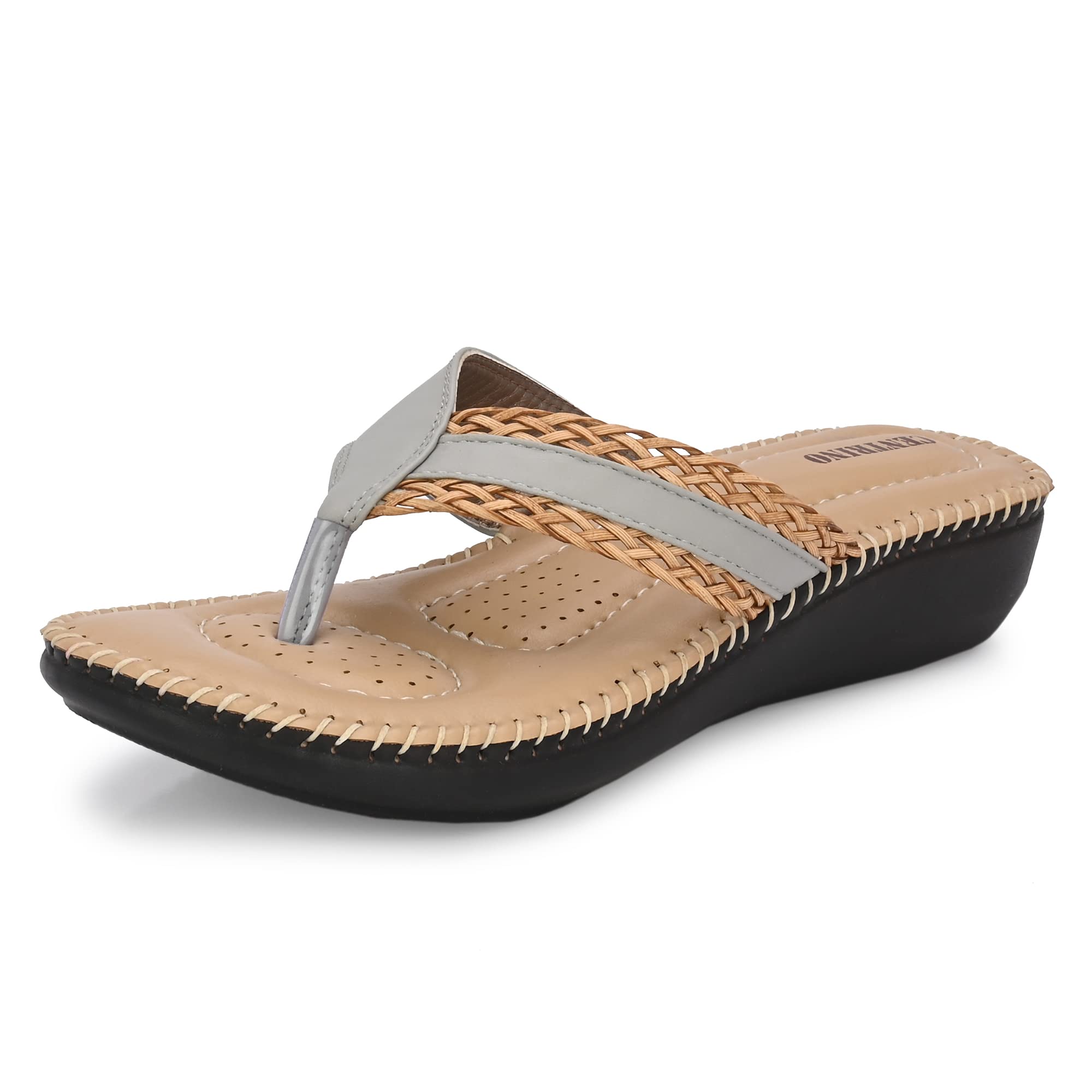 Centrino Grey Sandal for Women 2857-11 (B0BTYYBZS4) Amazon Price History, Amazon Price Tracker