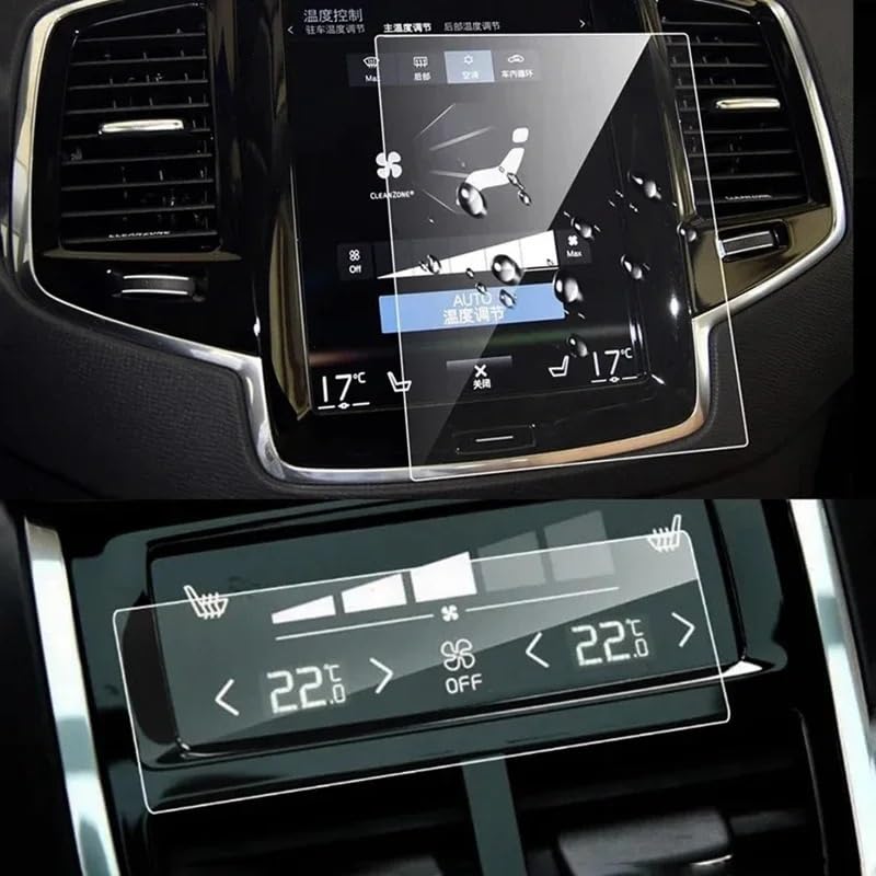 Film protection navigation Volvo contre rayures écran verre trempé arrière