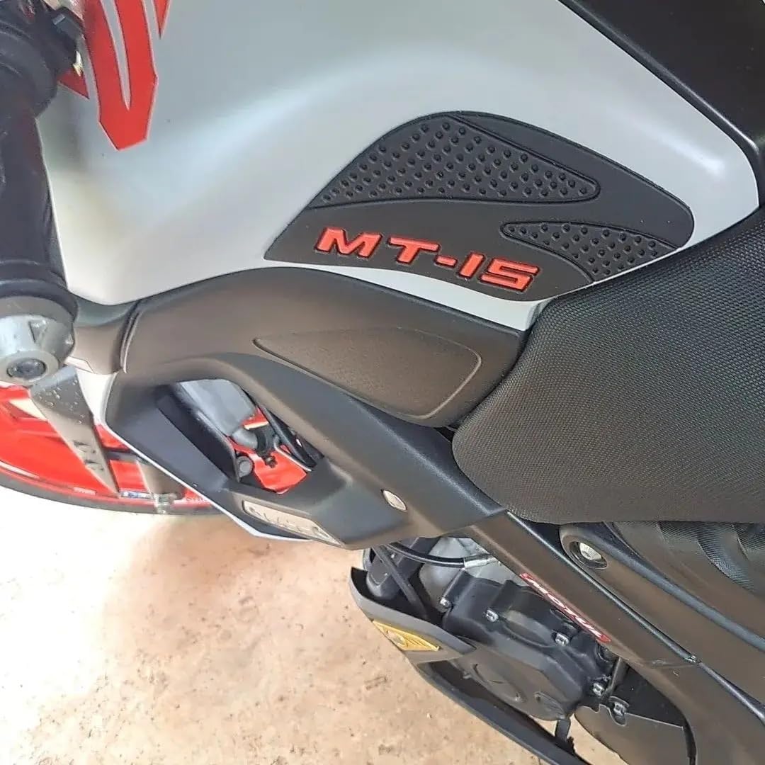 Tank Protection Sticker Motorcycle Sticker Black Tank Fuel Oil Pad Protector Decal for MT15 MT-15 2019 2020 2021
