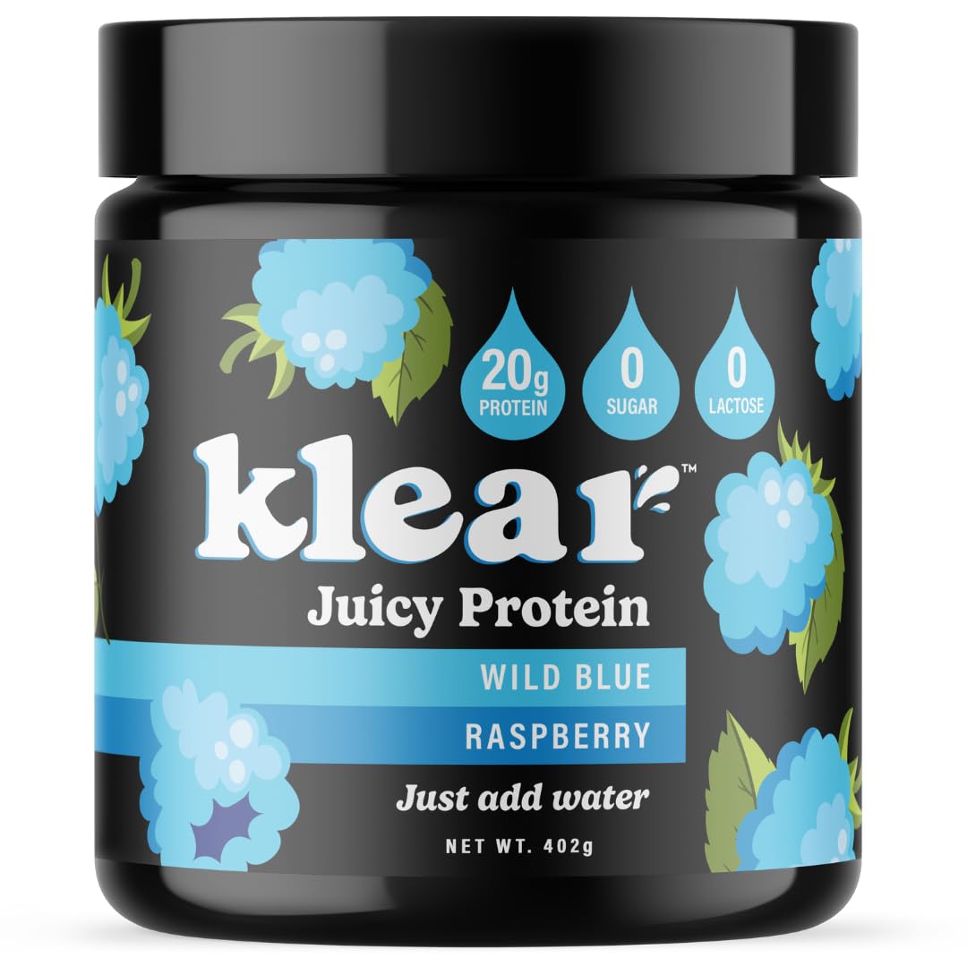 Klear Clear Protein em pó de whey isolado, 20 g de proteína, 0 açúcar, 16 porções, 403 g
