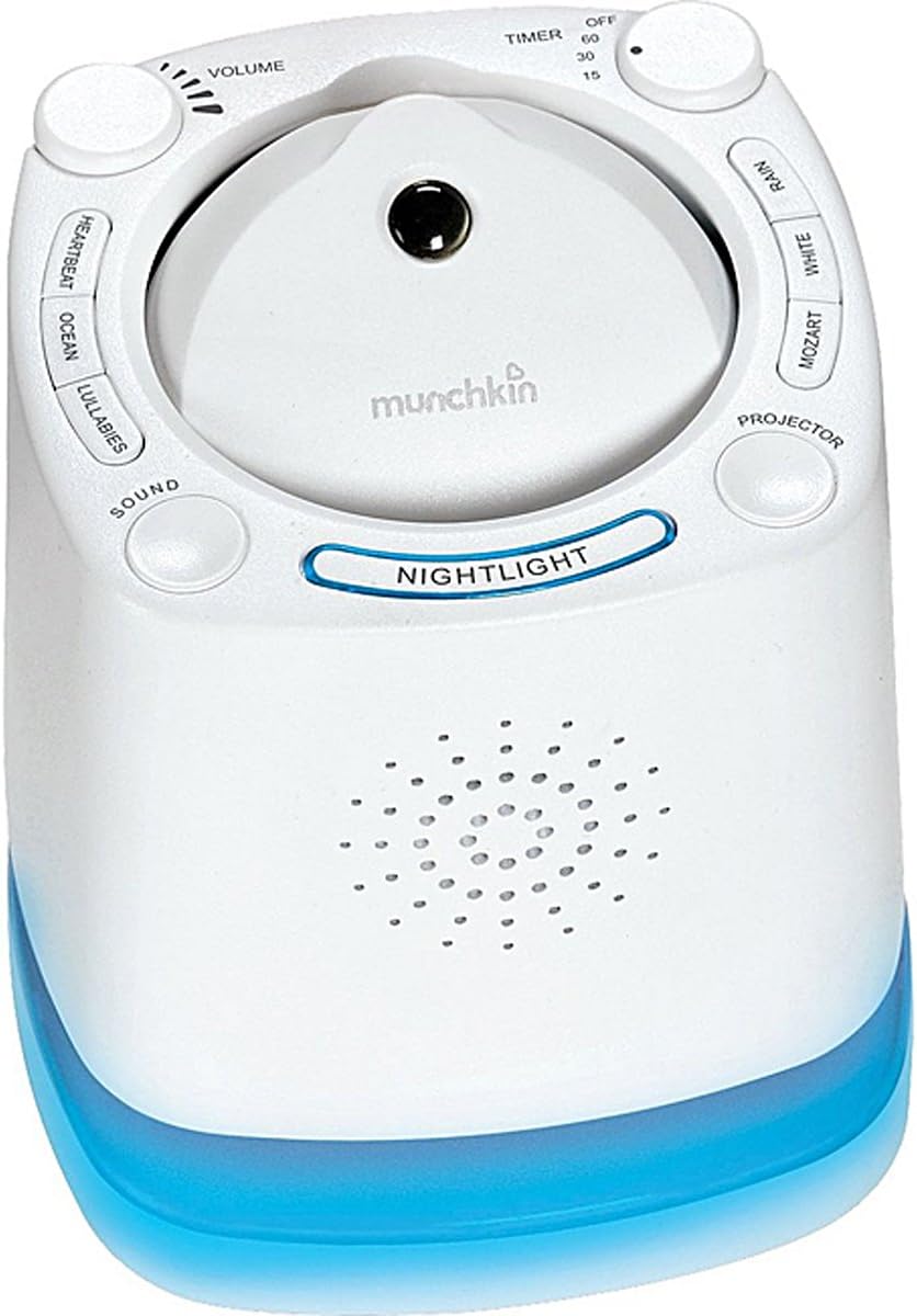 Munchkin Nursery Projector and Sound System, White
