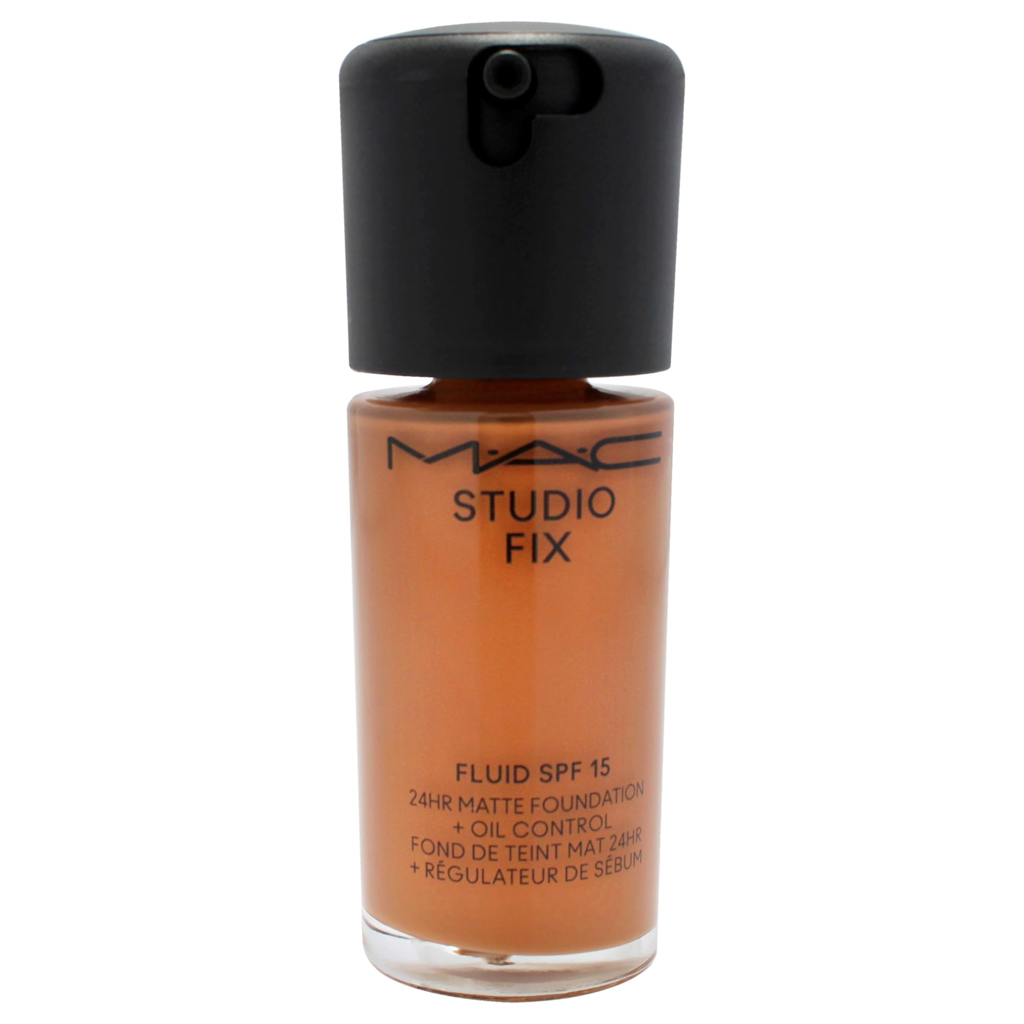 Studio Fix Fluid SPF 15 24Hr Matte Foundation Plus Oil Control - NW45 by MAC for Women - 1 oz Foundation, Cranberry, 30 ml (Pack of 1) - Image 2