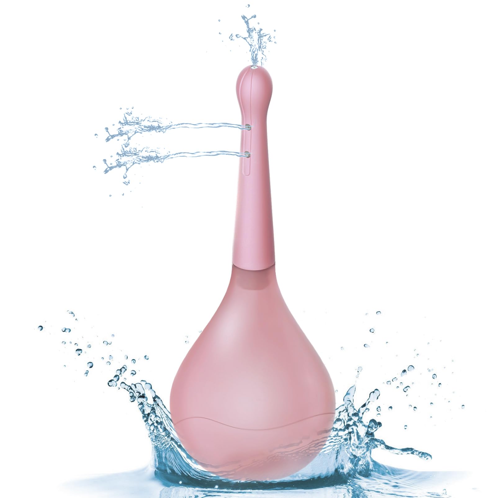 Wyety Irrigatore per Doccia Anale e Vaginale, Clistere Enema, Doccia Intima per Benessere e Relax con Risciacquo Intestinale (Rosa)