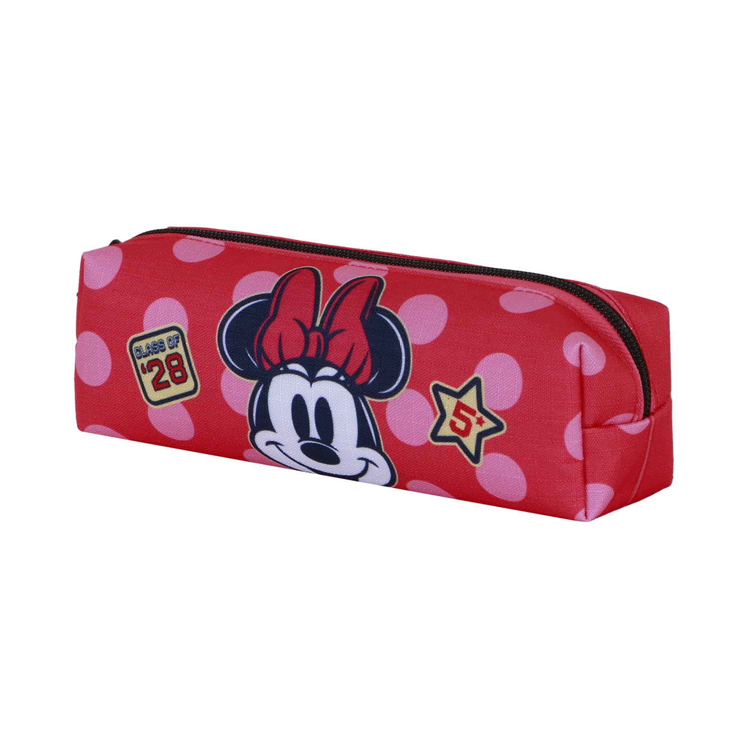 Disney Minnie Maus Class-Fan Quadrat Federmäppchen 2.2, Rosa, 22 x 9 cm