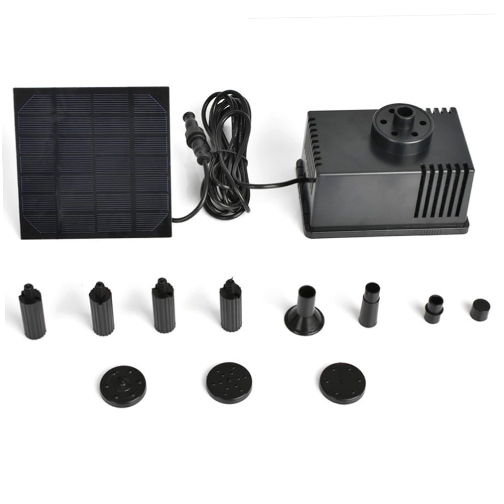 Fontaine solaire anti eau stagnante pour petits bassins et bains d'oiseaux