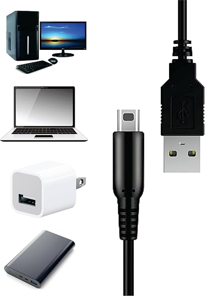 ArobiaSB Charging cable for Nintendo 3DS,Cable for 3DS, 3DS XL, 2DS, DS/DSi, New 3DS, New 3DS XL 1.2m USB Cable for Easy Charging at Home or On-the-Go - 5
