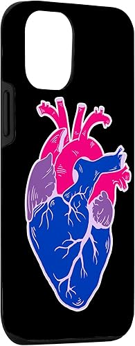 Miniatura 3 de iPhone 14 Pro Anatomical Heart Bisexual LGBT Bi Flag Colors Pride Equality Case