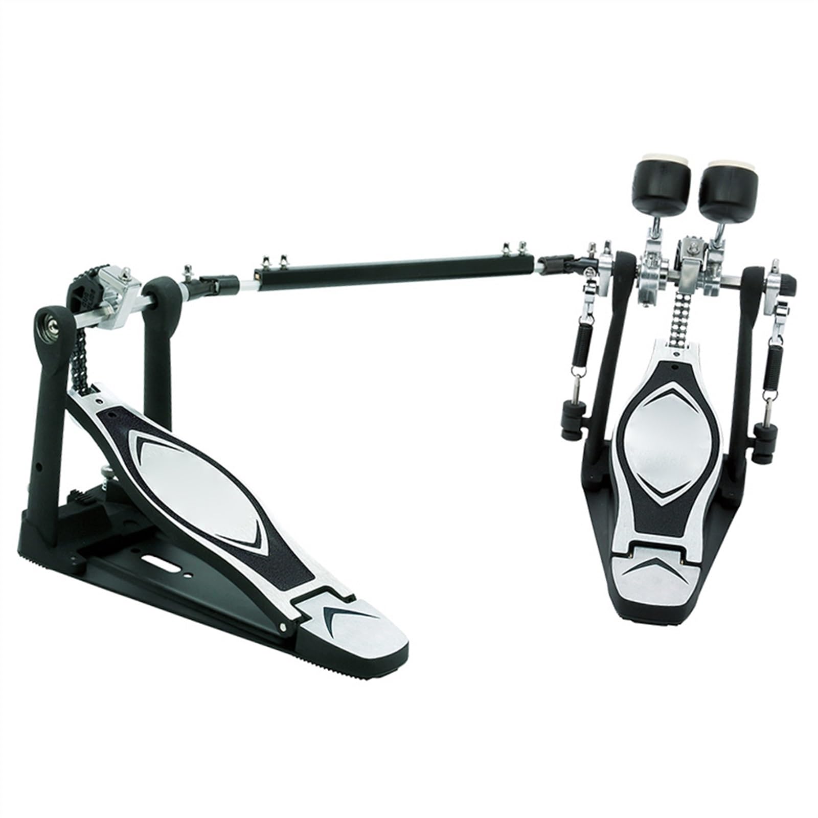 Pédale de grosse caisse Pédale D'entraînement À Double Chaîne Tambour Double Pédale Marteau Accessoires Pour Instruments À Percussion