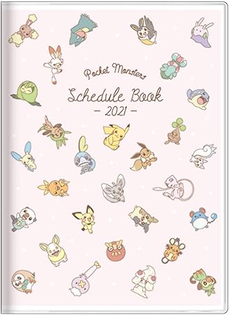 Amazon サンスター文具 ポケモン 手帳 21年 A6 マンスリー チラシ S 年 10月始まり 手帳 文房具 オフィス用品