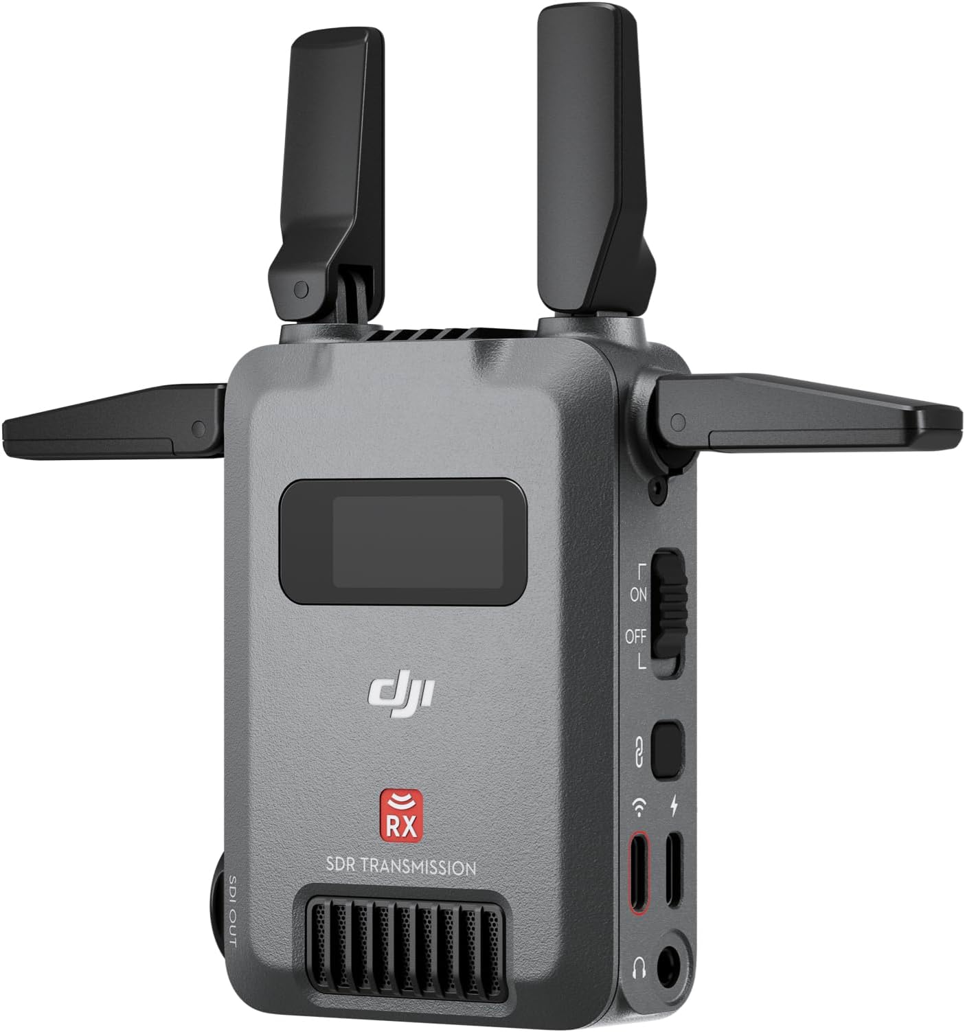 DJI SDR Transmission Receiver, 3 km/10,000 ft 1080p/60fps SDR Wireless Video Transmission, RX Only, Stable & Anti-Interference, Strong Penetration, High Bitrate, Unlimited Receivers