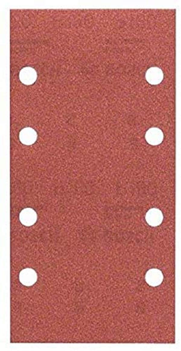 Bosch Home And Garden 2609256A84 10-Piece Sanding Sheet Set For Orbital Sanders 93 X 185, 180