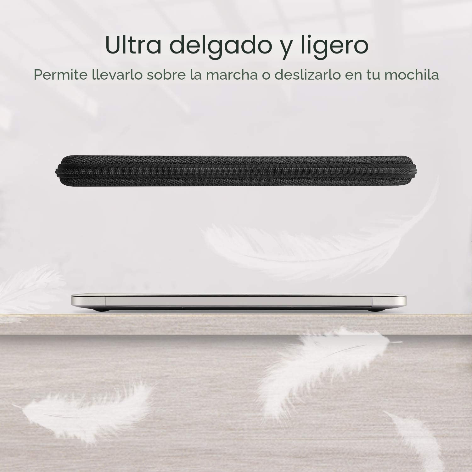 FINPAC Funda para Portátil, Concha Dura Bolsa para 13" MacBook Air 2026 M5 M4 M3 M2 M1, MacBook Neo A18 Pro 2026, 14" MacBook Pro M5 M4 M3 M2 M1, para Lenovo/HP/DELL/Acer/Surface Laptop hasta 13"