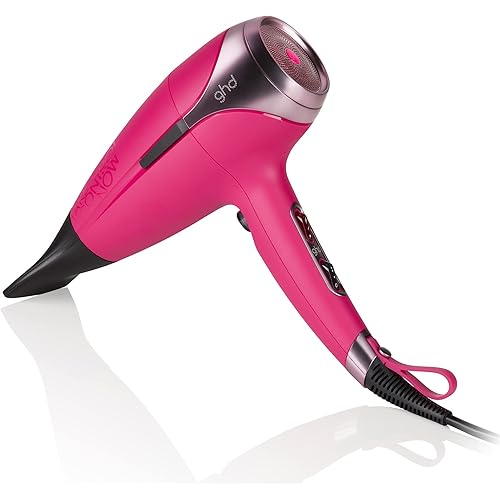 ghd Helios Hair Dryer | 1875w Hair Blow Dryer, Advanced Professional Blow Dryer, Longer Life + Brushless Motor Lightweight Hair Dryer for Salon-Worthy Blow Dry | Limited Edition Orchid Pink