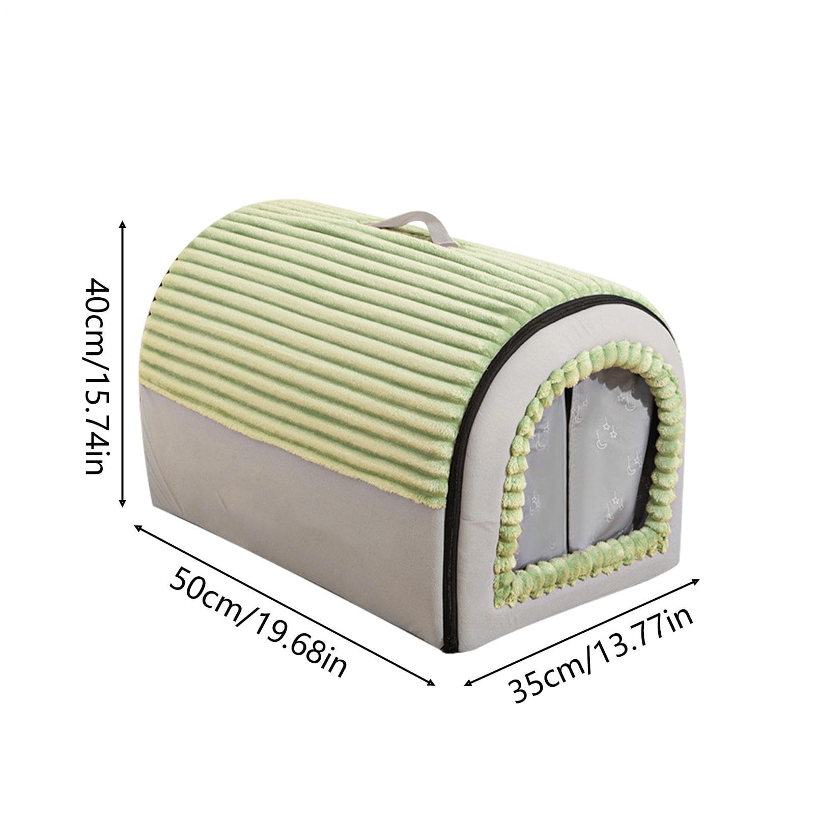 Cama Cueva Para Gatos Casa Desmontable | Cueva Para Gatos Lavable Con Diseño De Casa Y Tienda Para Cachorros Y Animales Pequeños En El Hogar, La Sala De Estar, El