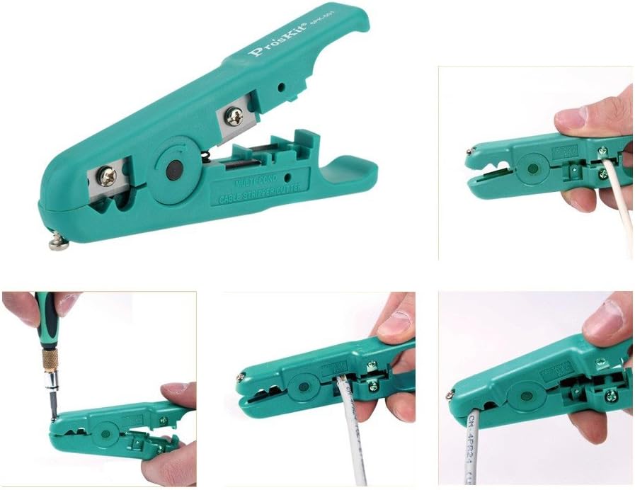ProsKit 6PK-501 Portable Multifunctional Precision UTP/STP Cable Wire Stripper Tool High Quality Cutting Pliers