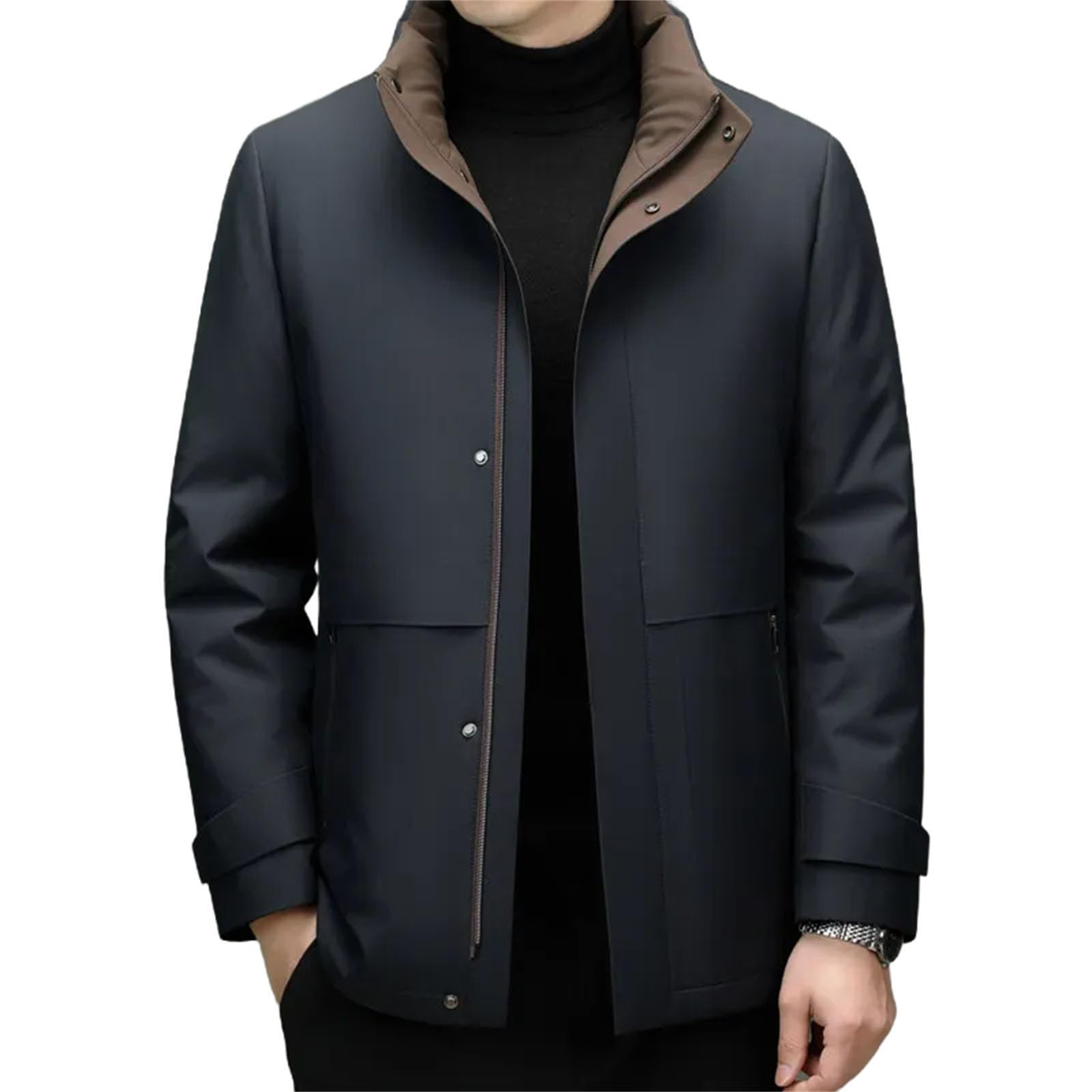 Doudounes d'hiver à capuche homme finissez-en avec le froid grâce à cette parka