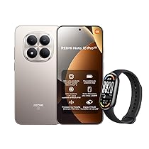 Xiaomi Redmi Note 15 Pro 5G, 12+512GB, Batteria massiccia da 6580 mAh, IP66, IP68, Nuova fotocamera 200 MP, Display AMOLED da 6,83″, Titanio, Garanzia 2 anni, Caricatore non incluso + Smart Band 10