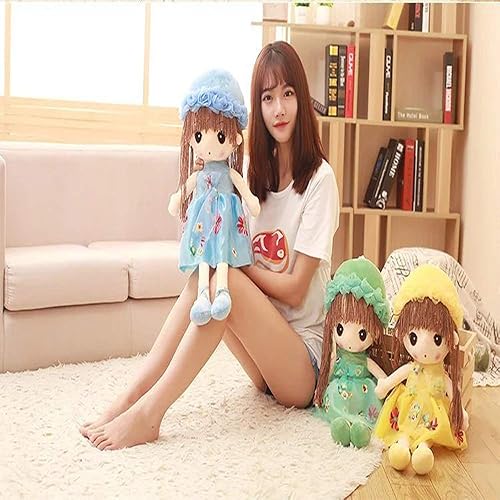 Miniatura 4 de Tvoip Falda de tul de princesa de peluche Phial Dolls para niños y niñas, muñecas lindas para niña, 18 pulgadas (azul)