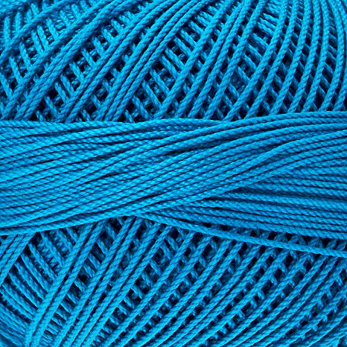 Hilo de algodón Lizbeth Premium Ocean Turquoise miniatura 2