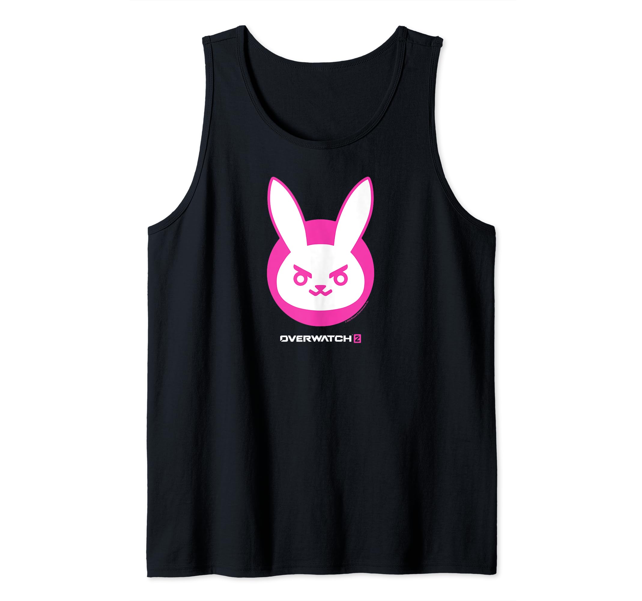 Amazon.com: Overwatch 2 D.Va White & Pink Rabbit Center Icon Logo Tank ...
