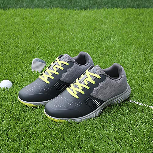 Image of Waterproof Professional Golf Shoes Men Spikes Golf Sneakers Male Outdoor Anti Slip Walking Footwears