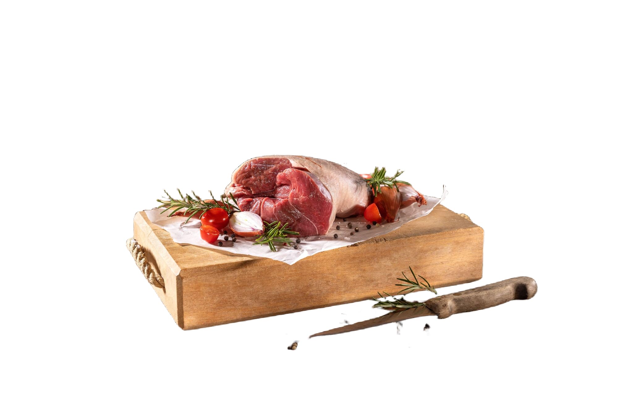 Ausgelöste Lammkeule kaufen – Zart, aromatisch & vielseitig einsetzbar 1 Stück - (ca. 1300 Gramm)