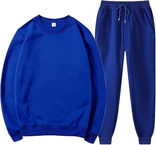DDDHL Gravata masculina com calça moletom com capuz plus lazer inverno lã com capuz pelúcia mulheres ternos suéteres e calças suéter O, Azul, XXG
