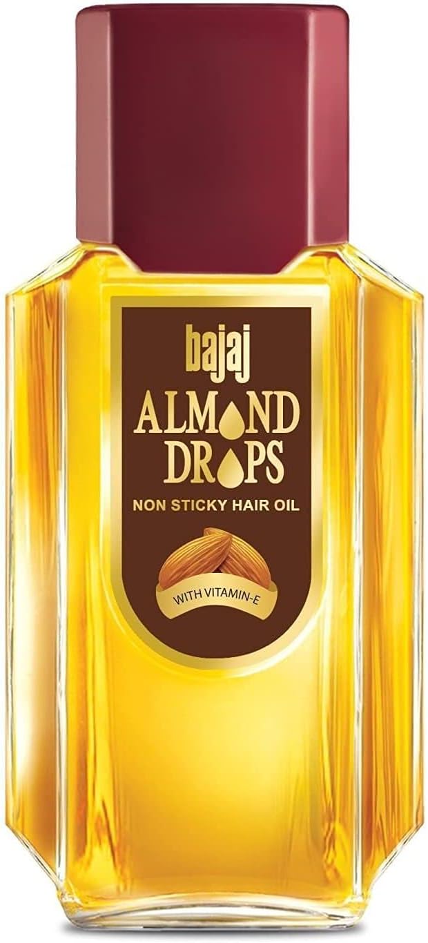 Pack Of 5 - Bajaj Almond Drops 6X Vitamin E Hail Oil - 300 Ml